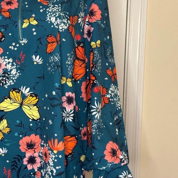 NWOT | SHEIN Floral Blouse - Size XXL ( 14 ) - Picture 3 of 11